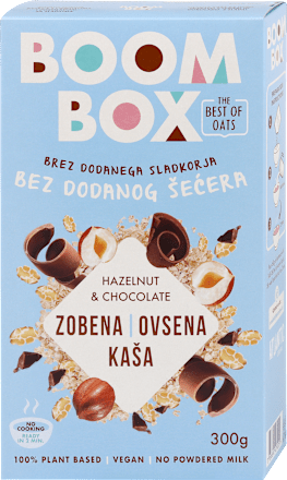 Zobena kaša - lješnjak i čokolada BOOM BOX