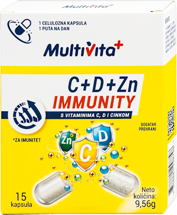 Imunity C+D+ Zink kapsule Multivita