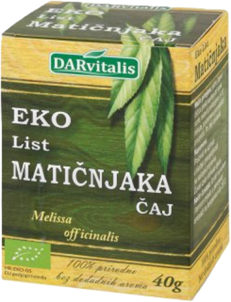 Eko čaj list matičnjaka DARvitalis