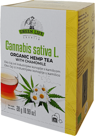 Eko čaj od konoplje s kamilicom GREEN LIFE