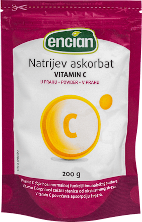 Natrijev askorbat – vitamin C u prahu encian