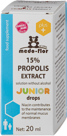 Propolis 15% ekstrakt JUNIOR kapi medo-flor
