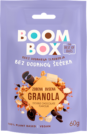 Zobena granola - dupla čokolada BOOM BOX