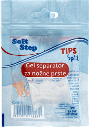 Gel separator za nožne prste, 1 par TIPS