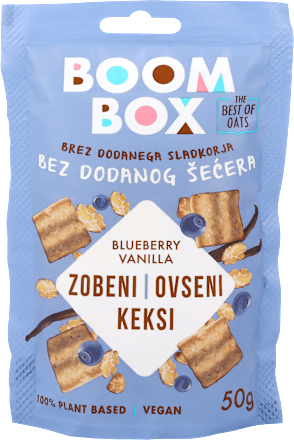 Zobeni keksi - borovnica i vanilija BOOM BOX