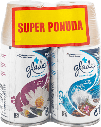 automatic spray duo refill osvježivač za prostor - 2x269 ml glade