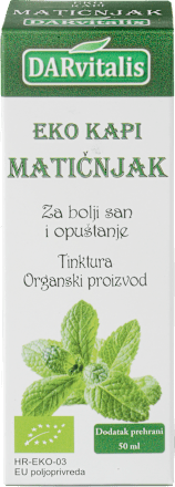 Eko kapi matičnjak tinktura DARvitalis