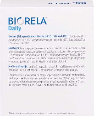 Daily dodatak prehrani s dobrim bakterijama BIORELA