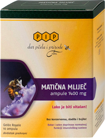 Matična mliječ – ampule, 10 kom. PIP