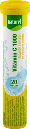 Šumeće tablete – vitamin C 1000, sa zaslađivačem naturel