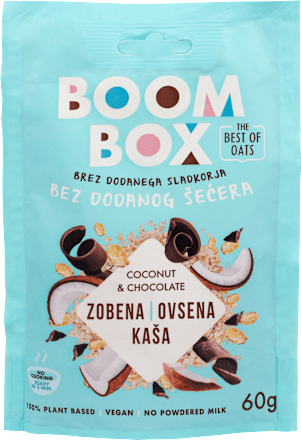 Zobena kaša - kokos i čokolada BOOM BOX