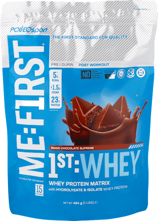 1st Whey proteinski prah s okusom švicarske čokolade ME:F1RST