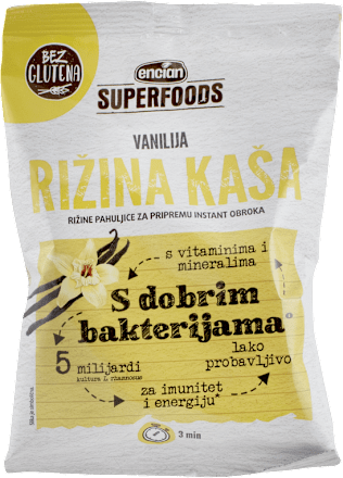 Superfoods rižina kaša – vanilija SUPERFOODS