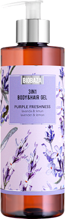 PURPLE FRESHNESS 3u1 gel za tuširanje- - lavanda i limun Biobaza