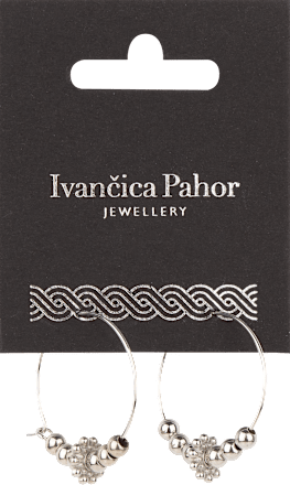 Naušnice – ring, srebrne Ivančica Pahor