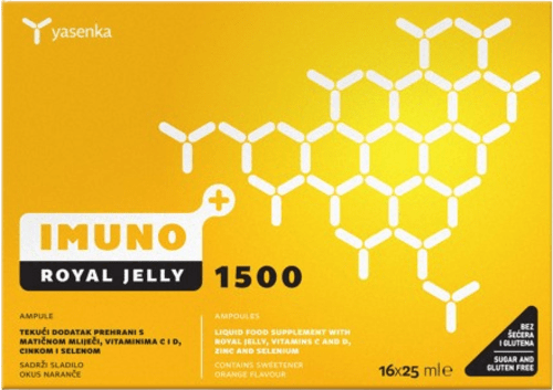 Imuno Royal Jelly ampule, 16 x 25 ml yasenka