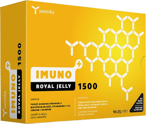 Imuno Royal Jelly ampule, 16 x 25 ml yasenka