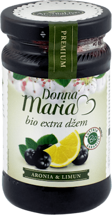 Donna Maria Bio Extra Džem –  aronija i limun  AroniaLive