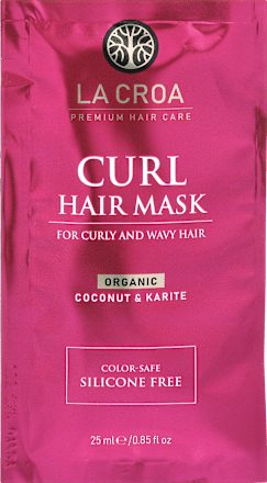 Maska za kodraste lase Organic Curl LA CROA