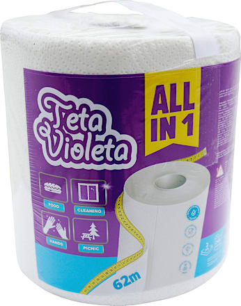 ALL IN 1 papirni ubrus, dvoslojni Teta Violeta