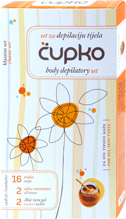 Trake za depilaciju tijela  čupko