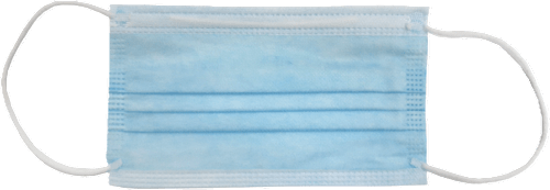 Troslojna jednokratna maska za lice – plava  HYGIENE 4 YOU