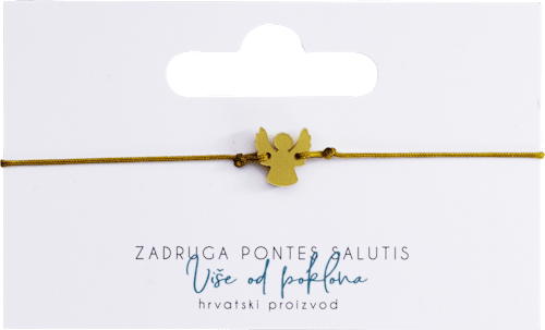 Narukvica – zlatni anđeo PONTES SALUTIS