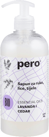 Bio sapun za ruke, lice i tijelo - lavanda i cedar pero