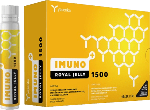 Imuno Royal Jelly ampule, 16 x 25 ml yasenka