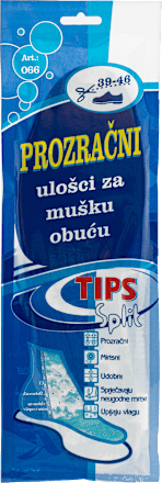 Split prozračni ulošci za mušku obuću, veličina 39-46 TIPS