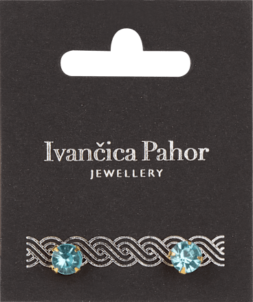 Naušnice – plavi kristal Ivančica Pahor