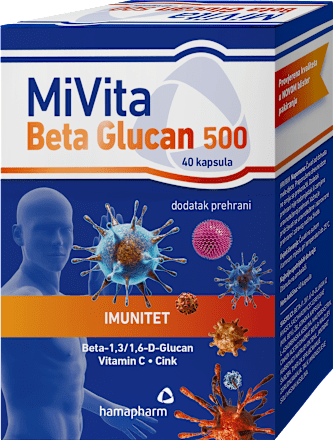 MiVita Beta Glucan 500 hamapharm