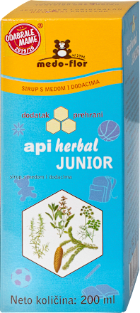 Api herbal Junior sirup medo-flor