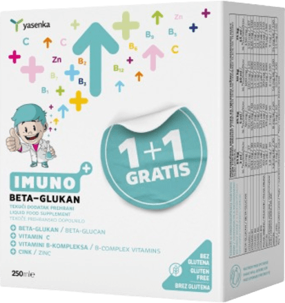 Imuno beta-glukan junior, 2 kom. yasenka