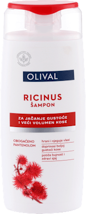 RICINUS Šampon za jačanje gustine i veći volumen kose OLIVAL