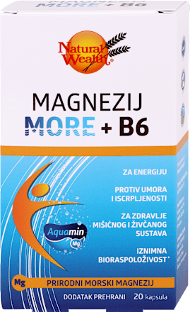 Magnezij More + B6 Natural Wealth
