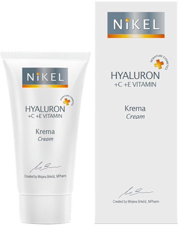 Hyaluron+C+E Vitamin krema NIKEL