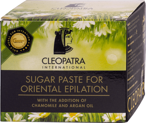 Šećerna pasta za depilaciju - kamilica i arganovo ulje Cleopatra
