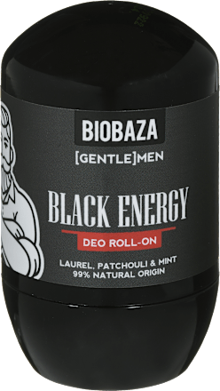 Men Black Energy roll-on - Lovor, Pačuli i Menta  Biobaza