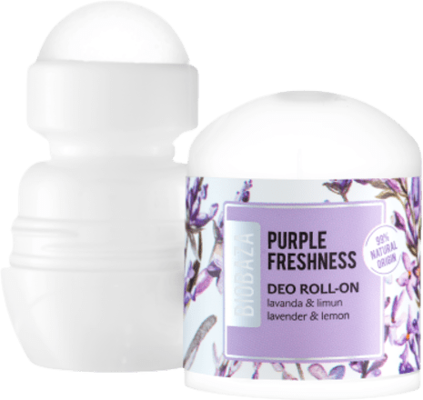 Purple Freshness deo roll-on - lavanda i bergamot Biobaza