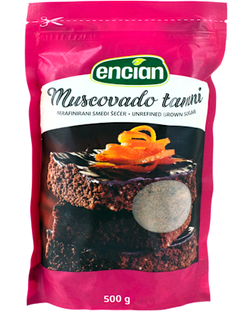 Muscovado tamni smeđi šećer encian