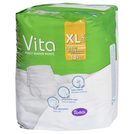 Vita pelene - gaćice za odrasle - XL super Violeta