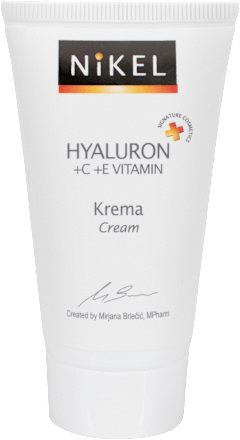 Hyaluron+C+E Vitamin krema NIKEL