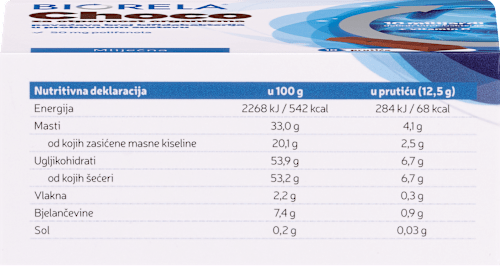 Choco mliječna čokolada  BIORELA