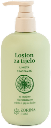 Losion za tijelo – limeta i krastavac ZORINA mast
