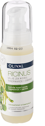 Ricinus ulje za kosu, trepavice i obrve OLIVAL