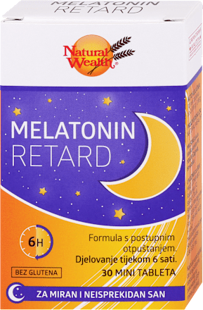 Melatonin Retard tablete Natural Wealth