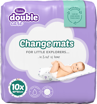double care Change mats podloga za previjanje beba Violeta