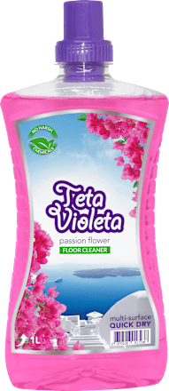 Detergent pentru pardoseli Passion Flower Teta Violeta