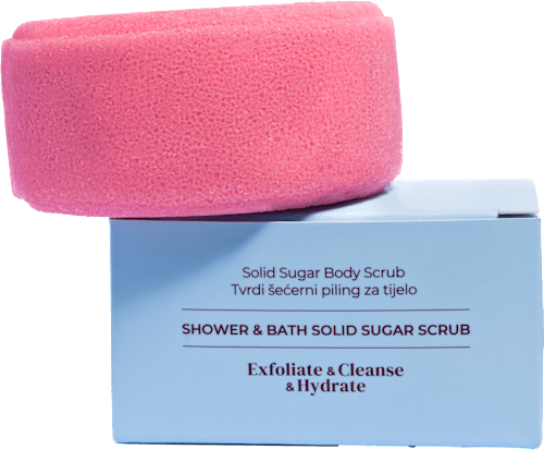 Tvrdi šećerni piling za tijelo – Shower & Bath Frankly good